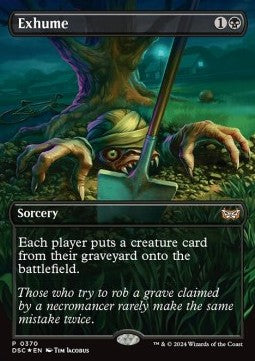 Exhume⁣ - Commander: Duskmourn: House of Horror: Extras⁣ (Mythic)⁣ [370]