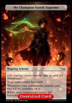 My Champion Stands Supreme⁣ - Commander: Duskmourn: House of Horror⁣ (Special)⁣ [341]
