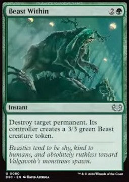 Beast Within⁣ - Commander: Duskmourn: House of Horror⁣ (Uncommon)⁣ [80]