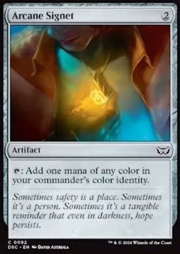 Arcane Signet⁣ - Commander: Duskmourn: House of Horror⁣ (Common)⁣ [92]