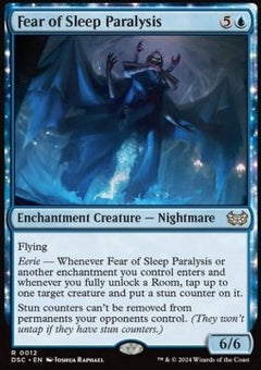 Fear of Sleep Paralysis⁣ - Commander: Duskmourn: House of Horror⁣ (Rare)⁣ [12]