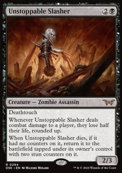 Unstoppable Slasher (V.1)⁣ - Duskmourn: House of Horror: Extras⁣ (Rare)⁣ [294]