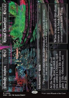 Unholy Annex // Ritual Chamber⁣ - Duskmourn: House of Horror: Extras⁣ (Rare)⁣ [339]