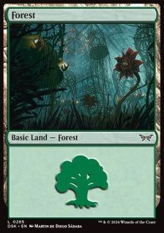 Forest (V.1)⁣ - Duskmourn: House of Horror⁣ (Land)⁣ [285]