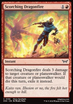 Scorching Dragonfire⁣ - Duskmourn: House of Horror⁣ (Common)⁣ [156]