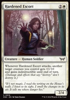 Hardened Escort⁣ - Duskmourn: House of Horror⁣ (Common)⁣ [16]