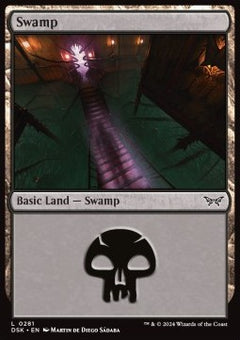 Swamp (V.1)⁣ - Duskmourn: House of Horror⁣ (Land)⁣ [281]