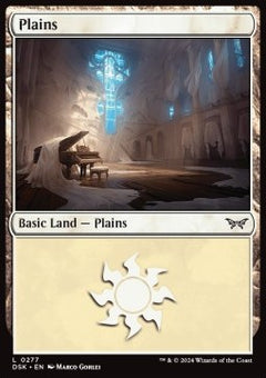 Plains (V.1)⁣ - Duskmourn: House of Horror⁣ (Land)⁣ [277]
