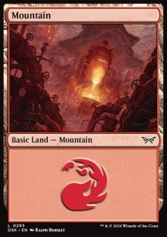 Mountain (V.1)⁣ - Duskmourn: House of Horror⁣ (Land)⁣ [283]