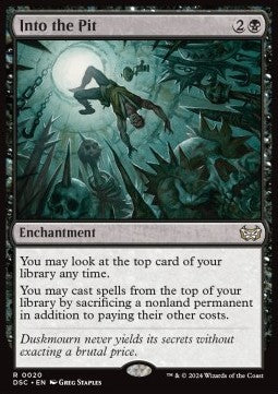 Into the Pit⁣ - Commander: Duskmourn: House of Horror⁣ (Rare)⁣ [20]