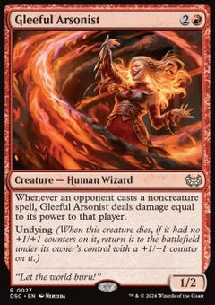 Gleeful Arsonist⁣ - Commander: Duskmourn: House of Horror⁣ (Rare)⁣ [27]