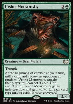 Ursine Monstrosity⁣ - Commander: Duskmourn: House of Horror⁣ (Rare)⁣ [36]