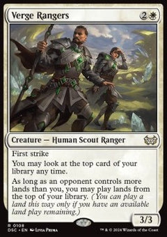 Verge Rangers⁣ - Commander: Duskmourn: House of Horror⁣ (Rare)⁣ [108]