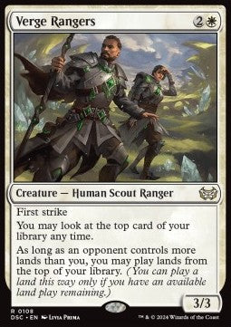 Verge Rangers⁣ - Commander: Duskmourn: House of Horror⁣ (Rare)⁣ [108]