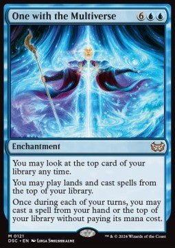 One with the Multiverse⁣ - Commander: Duskmourn: House of Horror⁣ (Mythic)⁣ [121]