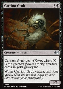Carrion Grub⁣ - Commander: Duskmourn: House of Horror⁣ (Uncommon)⁣ [134]