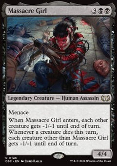 Massacre Girl⁣ - Commander: Duskmourn: House of Horror⁣ (Rare)⁣ [146]