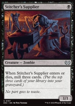 Stitcher's Supplier⁣ - Commander: Duskmourn: House of Horror⁣ (Uncommon)⁣ [157]