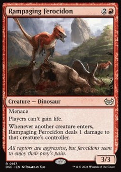 Rampaging Ferocidon⁣ - Commander: Duskmourn: House of Horror⁣ (Rare)⁣ [167]