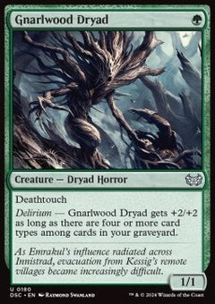 Gnarlwood Dryad⁣ - Commander: Duskmourn: House of Horror⁣ (Uncommon)⁣ [180]