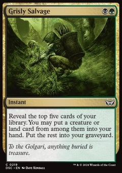Grisly Salvage⁣ - Commander: Duskmourn: House of Horror⁣ (Common)⁣ [219]