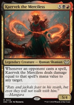 Kaervek the Merciless⁣ - Commander: Duskmourn: House of Horror⁣ (Rare)⁣ [222]