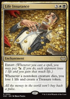 Life Insurance⁣ - Commander: Duskmourn: House of Horror⁣ (Rare)⁣ [224]