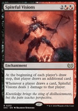 Spiteful Visions⁣ - Commander: Duskmourn: House of Horror⁣ (Rare)⁣ [233]