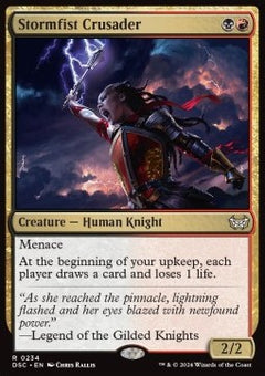 Stormfist Crusader⁣ - Commander: Duskmourn: House of Horror⁣ (Rare)⁣ [234]