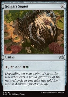 Golgari Signet⁣ - Commander: Duskmourn: House of Horror⁣ (Uncommon)⁣ [246]