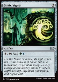 Simic Signet⁣ - Commander: Duskmourn: House of Horror⁣ (Uncommon)⁣ [252]