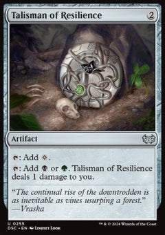 Talisman of Resilience⁣ - Commander: Duskmourn: House of Horror⁣ (Uncommon)⁣ [255]