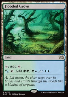 Flooded Grove⁣ - Commander: Duskmourn: House of Horror⁣ (Rare)⁣ [276]