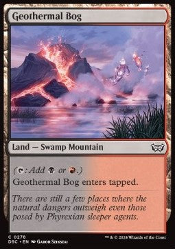 Geothermal Bog⁣ - Commander: Duskmourn: House of Horror⁣ (Common)⁣ [278]