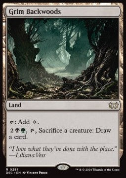 Grim Backwoods⁣ - Commander: Duskmourn: House of Horror⁣ (Rare)⁣ [281]