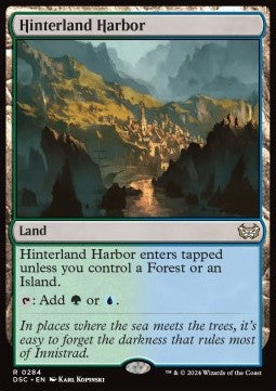 Hinterland Harbor⁣ - Commander: Duskmourn: House of Horror⁣ (Rare)⁣ [284]