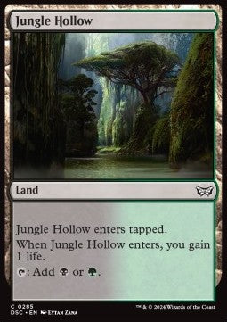 Jungle Hollow⁣ - Commander: Duskmourn: House of Horror⁣ (Common)⁣ [285]