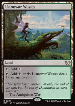 Llanowar Wastes⁣ - Commander: Duskmourn: House of Horror⁣ (Rare)⁣ [287]