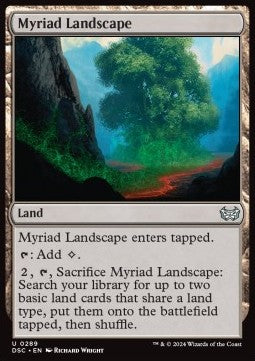 Myriad Landscape⁣ - Commander: Duskmourn: House of Horror⁣ (Uncommon)⁣ [289]