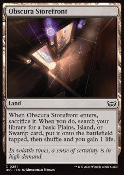 Obscura Storefront⁣ - Commander: Duskmourn: House of Horror⁣ (Common)⁣ [291]