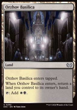 Orzhov Basilica⁣ - Commander: Duskmourn: House of Horror⁣ (Uncommon)⁣ [292]