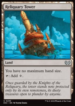 Reliquary Tower⁣ - Commander: Duskmourn: House of Horror⁣ (Uncommon)⁣ [295]