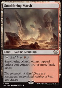 Smoldering Marsh⁣ - Commander: Duskmourn: House of Horror⁣ (Rare)⁣ [299]