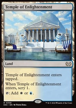 Temple of Enlightenment⁣ - Commander: Duskmourn: House of Horror⁣ (Rare)⁣ [308]