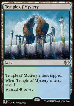 Temple of Mystery⁣ - Commander: Duskmourn: House of Horror⁣ (Rare)⁣ [311]