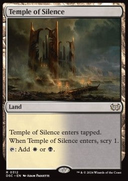 Temple of Silence⁣ - Commander: Duskmourn: House of Horror⁣ (Rare)⁣ [312]