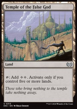 Temple of the False God⁣ - Commander: Duskmourn: House of Horror⁣ (Uncommon)⁣ [313]