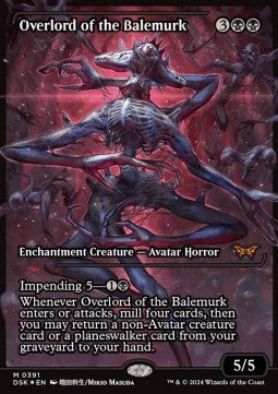 Overlord of the Balemurk (V.2)⁣ - Duskmourn: House of Horror: Extras⁣ (Mythic)⁣ [391]
