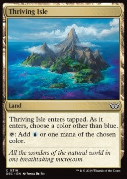 Thriving Isle⁣ - Commander: Duskmourn: House of Horror⁣ (Common)⁣ [316]