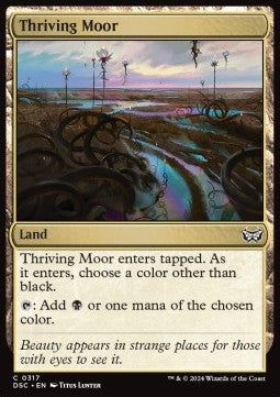 Thriving Moor⁣ - Commander: Duskmourn: House of Horror⁣ (Common)⁣ [317]